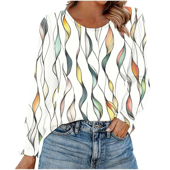 Long Sleeve Tops for Women Womens Shirts Dressy Casual Pullover Plus Size Tops for Women Fall Loose Fit My Items My Order