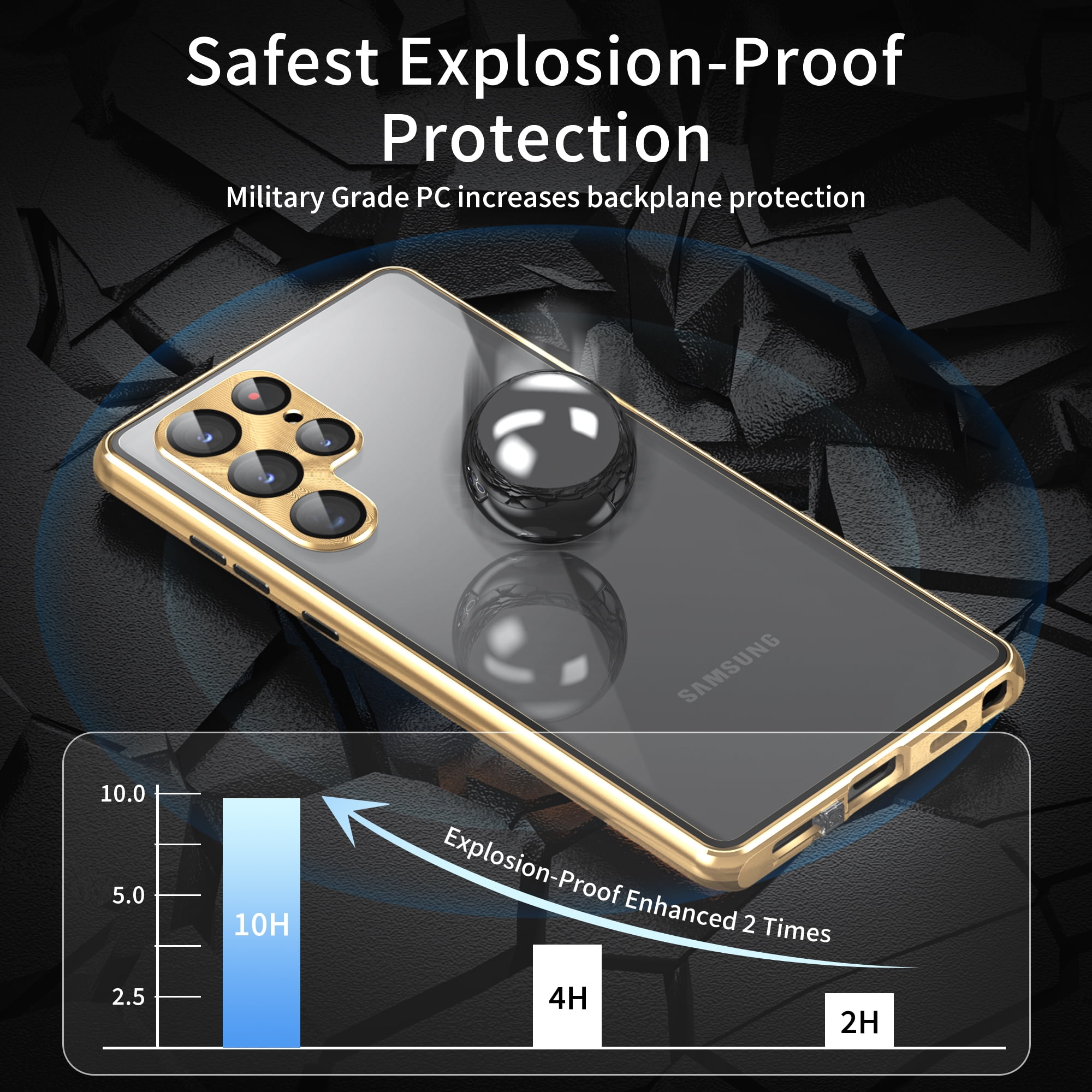 TECH CIRCLE iPhone 15 Case, Anti Peep Magnetic Adsorption Privacy Screen Protector Double Sided Tempered Glass Metal Bumper Frame Anti-Peeping Anti-Spy Cover for Apple iPhone 15 6.1" 2023,Blue