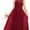 Burgundy, variant on Drtj Kid Teen Girls Bridesmaid Dress A-line Scoop Floor-Length Chiffon Sleeveless Dress