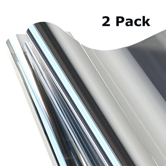 SELIVO 50 cm x 100 cm Reflective Mirror Stickers Window Film