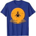thumbnail image 1 of Sunset Apache Helicopter Shirt Pilot Aviation Shirt Gift For Pilot Military Pilot Gift Aviation Shirt Women Men Pilot Gifts For Men Women, 1 of 1