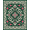 Green, Pattern 2, variant on ODIKA 8x10 Machine Washable Non-Slip Area Rug, Celtic Knotwork Evergreen Spiral Ornamentation High Traffic Rug, Green, 734050