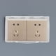 thumbnail image 4 of WORGEOUS 2pcs encabezado adhesivo cubiertas impermeables de la salida de baño protector de pared, 4 of 8