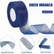 thumbnail image 3 of Cinta de organza azul transparente de 1,5 pulgadas, gasa, malla de tul, hilo de seda brillante, cintas decorativas a granel, 50 yardas, 3 of 9