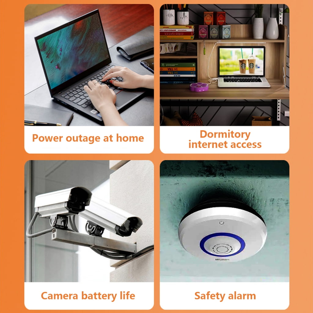 lanema 5/9/12/24V Small Backup Uninterruptible Power Supply for Router Mobile Device