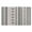 Black Lines (112), variant on Chic Moroccan 20x32 in Non-Slip Runner Rug - Ultra-Thin, Soft, & Washable. Perfect as Entryway Carpet, Bathroom, Laundry, Kitchen Rug. White Distressed Print Adds Elegance to Living Room