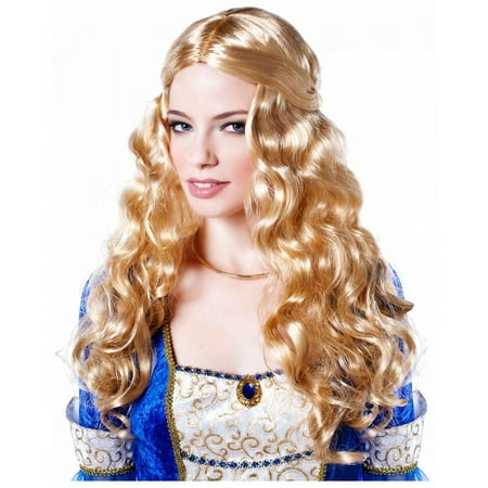 Renaissance Goddess Wig Adult Costume Accessory