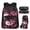 Cherry Blossom Axolotl Print, variant on Bulopur Pink Cherry Blossom Kids Backpack Set 4 Pcs Axolotl Print Waterproof Kids School Bag with Lunch Box, Pencil Case and Water Bottle Cover for Kawaii Axolotl Lover Little Girls