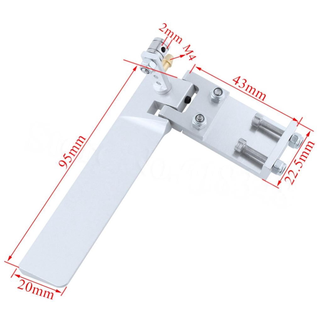 RC Boat Rudder,Model Boat Rudders,Suction Water Rudder,95mm Metal Rudder,Remote Control RC Boat Parts
