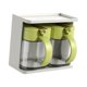 thumbnail image 4 of Caja de condimentos Macarena utensilios de cocina Tarro de especias recargable Verde, 4 of 8