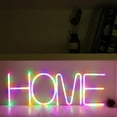 thumbnail image 3 of LED Four-color English Alphabet Neon Lights Birthday Party Christmas Decoration, 3 of 8