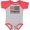 Heather and Red, variant on Inktastic Aplastic Anemia Awareness Red and White Ribbons and Flag Boys or Girls Baby Bodysuit