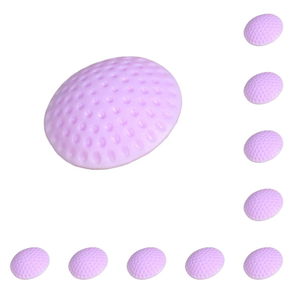 sweethay Almohadilla protectora para cerradura de puerta, autoadhesiva anticolisión después de la forma de Golf, tapón de palo de pared, decoración Púrpura 10piezas sweethay CBP563660