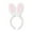 White, variant on Skymirror Women Headband Bunny Ear Design Non-slip Lovely Cartoon Headpiece Rabbit Ears Headband Hair Accessories