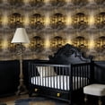 thumbnail image 3 of Baroque Peel and Stick Wallpaper Vintage Forest Glowing Mushrooms Misty Air Wall Mural 23.6in x 9.8ft Self Adhesive Removable Wall Paper Renter Friendly Wallpaper for Women Bedroom Salon, 3 of 8