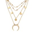 thumbnail image 3 of Collier Multi-Couches Perles Rondes Géométriques en Alliage Simple et Populaire, 3 of 5