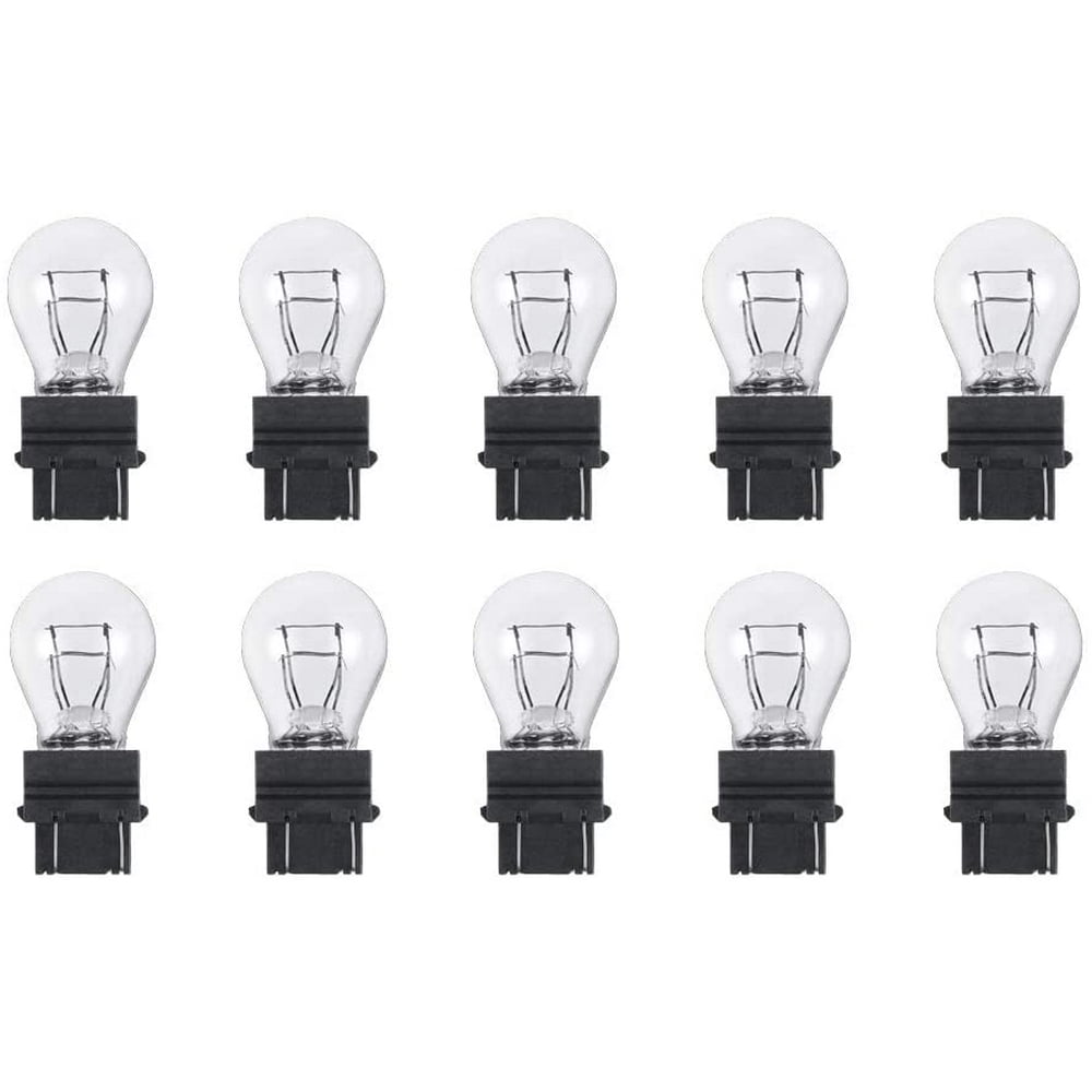 (10 Pack) 4157 Bulb For Brake Light Tail Light Turn Signal Side Marker