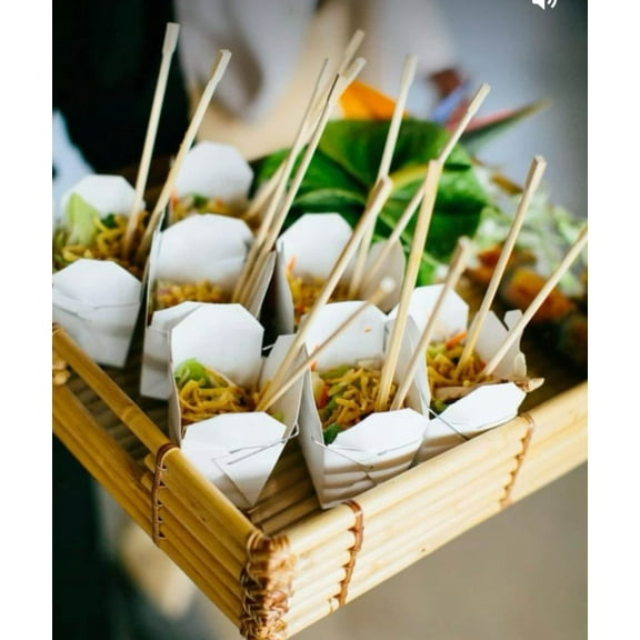 Chinese Take Out Boxes w/Chopsticks Set of 25