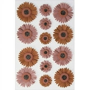 Martha Stewart Crafts Pink Dimensional Gerbera Daisy Stickers Dimensional Stickers