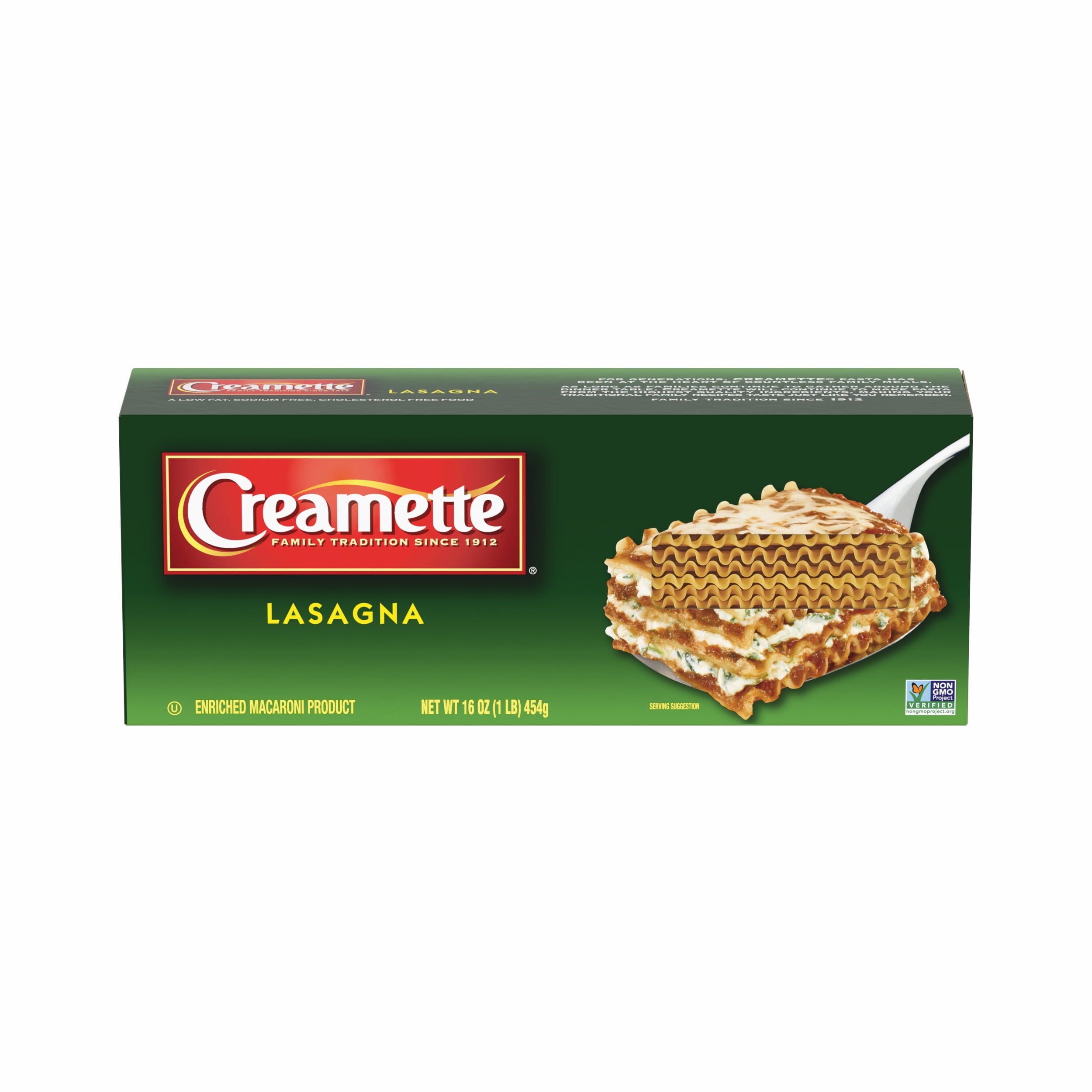Creamette Wavy Lasagna Pasta Sheets, 16-Ounce Box
