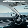 thumbnail image 6 of Sun Visor Car Bluetooth Speakerphone, Hands-Free Calling with Dual Phone Pairing, MP3/WMA/WAV Music Player, Voice Navigation Support, Magnetic Base ABS Design, Includes TF Card Reader Accessories, 6 of 8