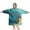 Blue and Gold, variant on Blue and Gold Marble Wave Art Pattern Wearable Oversized Blanket,Wearable Blanket Hoodie for Adults,Cozy Hooded Blankets with Super Pockets,Super Warm Fuzzy Pullover for Women & Men