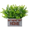 thumbnail image 1 of Simulación De Planta En Maceta, Planta Verde, Bonsái, Hoja De Eucalipto, Escritorio, Rectángulo, Decoración Del Hogar, Fotografía, Pequeñas Plantas Verdes, Adorno De Decoración En Maceta De Madera Minnieouse HA022460-00, 1 of 7
