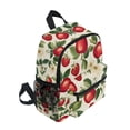 thumbnail image 2 of FORMRS Kids School Backpack with Front Zippered Pocket 12" Student Travel Daypack, Apple Leaves Pattern, 2 of 6
