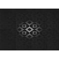 thumbnail image 1 of Ahgly Company Indoor Rectangle Patterned Night Black Area Rugs, 2' x 5', 1 of 6