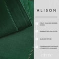 thumbnail image 3 of Elrene Home Fashions Alison - Servilletas De Tela Con Diseño De Borde Con Ojales, Resistente A Las Arrugas, Juego De 4, 17 X 17 Pulgadas, Bosque, 3 of 5