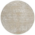 thumbnail image 2 of Addison Rugs Chantille Indoor/Outdoor Transitional Lodge Ivory Machine Washable Round Rug, 8' x 8', 2 of 7