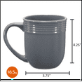 thumbnail image 5 of Mainstays Chiara Stoneware 16.5-oz Gray Mug, 5 of 6