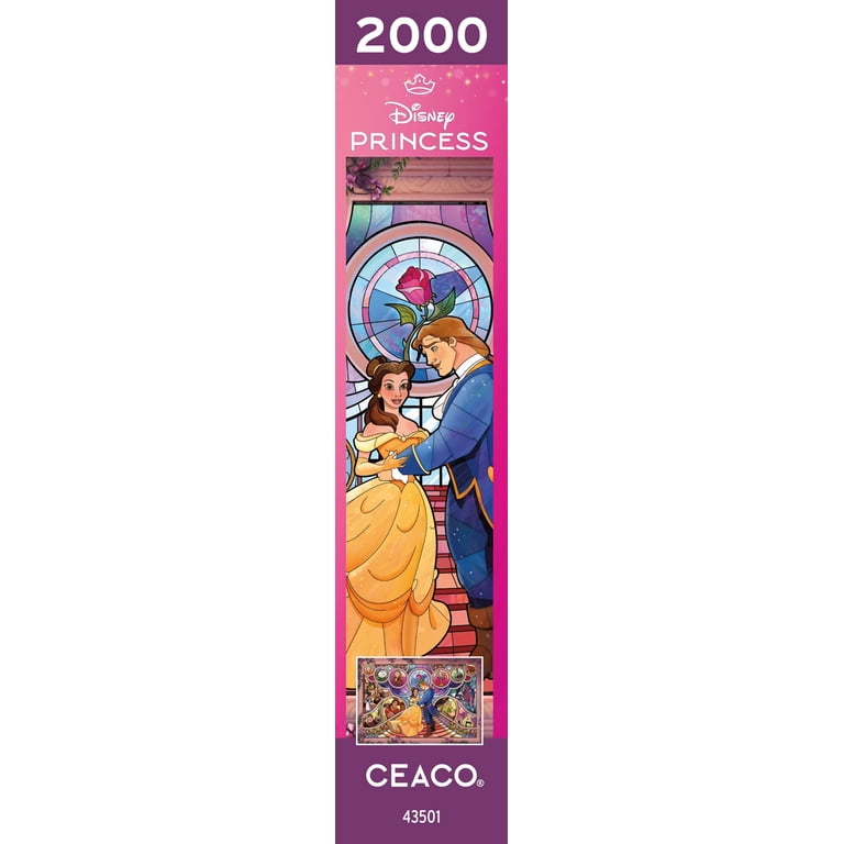 Ceaco Disney Stained Glass Beauty and the Beast 2000-Piece
