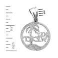thumbnail image 2 of Rhodium Plated 925 Sterling Silver Key West Island Charm, 2 of 5