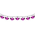 thumbnail image 6 of Nrmvnmi Halloween String Lights,10Ft 20 LEDs Battery Operated Halloween Decoration Lights Indoor Outdoor,Purple Bat Lights for Halloween Party Decor, 6 of 6