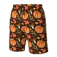 thumbnail image 4 of Pofeuu Autumn Pumpkin Prin Men's Swim Trunks Quick Dry Bathing Suit Swimming Board Shorts Mesh Lining Beach Swimwear-Medium, 4 of 6
