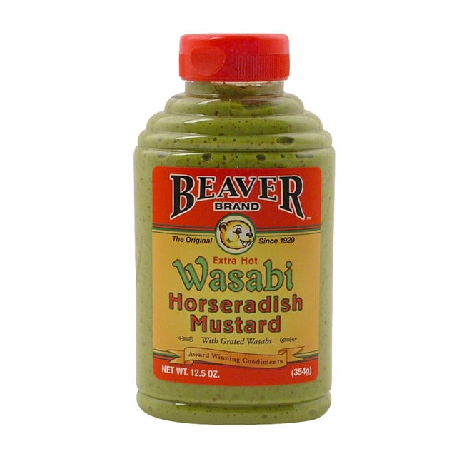 Beaver Wasabi Horseradish Mustard by Beaverton Foods Inc