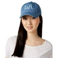 thumbnail image 4 of August Hat Womens La Cotton Denim Baseball Cap (Denim Chambray, One Size), 4 of 6