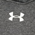 thumbnail image 3 of Under Armour Mens Hustle Fleece Hoodie , Carbon Heather 090/White , X-Large, 3 of 3