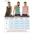 thumbnail image 2 of BadPiggies Women's Quick Dry Sports Vest Workout Tank Top T-shirt Clothes Tank Shirt for Yoga Gym Fitness Running (L, Dark Gray), 2 of 5