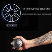 KQJQS Buddha Stones Mini Steel Tongue Drum, Mini Handpan Drum, Worry-free Drum, Handpan Drum, For Kids Adults Education Entertainment Meditation Yoga Zen Gifts