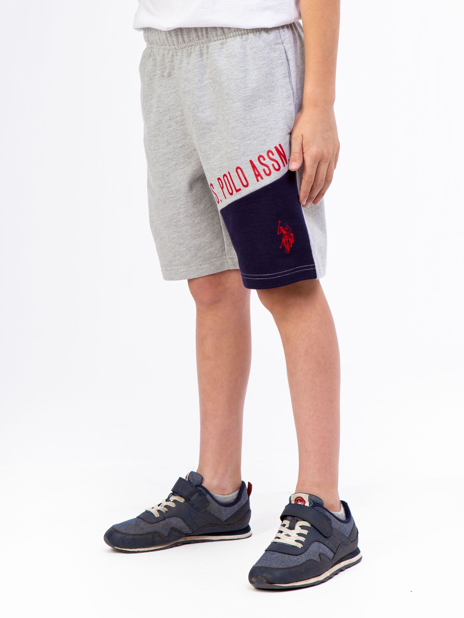 U.S. Polo Assn. Boys Terry Shorts, 2- Pack, Sizes 4-18