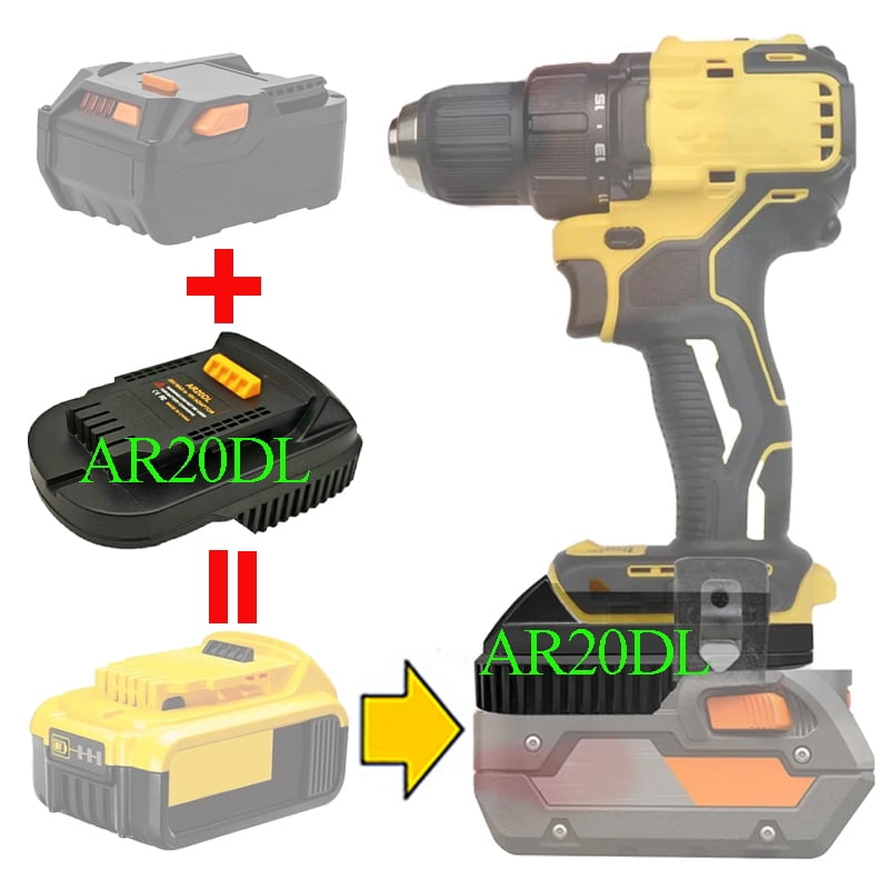 Tool Adapter For Aeg/Rid*Gid Lithium Battery Converter to Ma*kita 18v Power tools