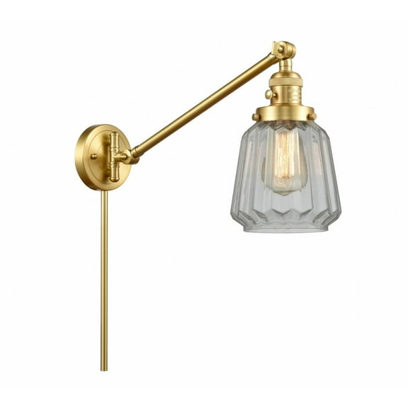 Innovations Lighting - Chatham - 1 Light Swing Arm Wall Sconce In Art Deco