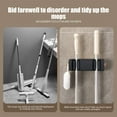 thumbnail image 6 of KOYPTL Home Mop and Broom Organizer Wall Mount - Easy to Install Mop and Broom Holder Wall Mount for Storing Cleaning Supplies - Organizer Utility Racks Mop Holder and Broom Hanger 2 Slots Black, 6 of 7