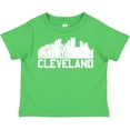 thumbnail image 3 of Inktastic Cleveland Skyline Grunge White Boys or Girls Toddler T-Shirt, 3 of 5