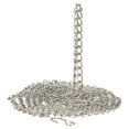 thumbnail image 6 of #200 Twist Chain with 4 S-Hooks, 10 feet, Peerless Chain Company #4840510, Nickel finish, 6 of 7