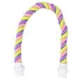 thumbnail image 1 of Colorful And Bendable Bird Rope Perch Cotton Rope ParakeetsStand Toy Ideal For Cockatiels Bird Rope Perch Colorful  Twisted Rope Bird Perch Bendable Cotton Rope Parakeets, 1 of 8
