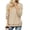 Beige Sweatshirt, variant on VEKDONE Women's Mock Neck Sweatshirt Oversized Long Sleeve Loose Fit Pullover Top Solid Color Lightweight Comfy Lounge Sweatshirts Coffee S