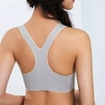 thumbnail image 3 of Sngxgn Women's Full Support High Impact Lightly Lined Underwire Sports Bra(Grey,L), 3 of 6